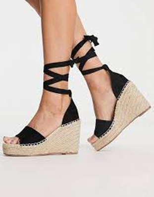 Heels with Espadrille: