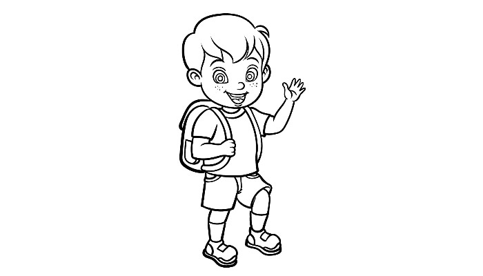 How to draw a little Boy