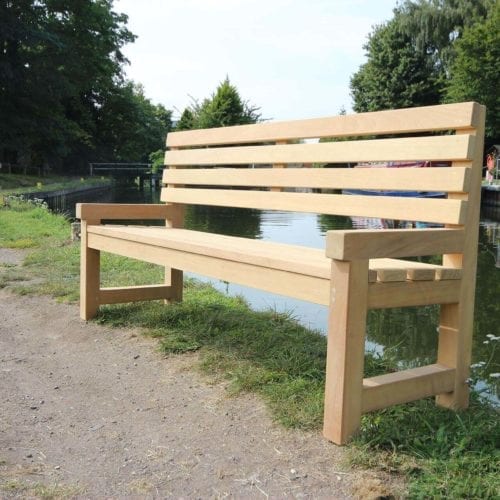 hardwood bench