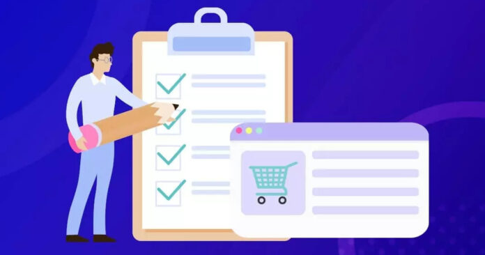 ecommerce website checklist